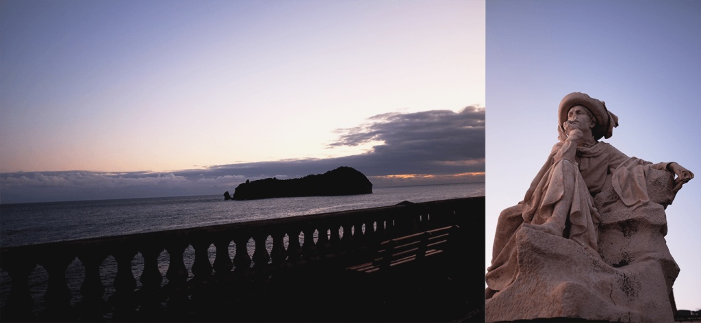 Vista panorâmica para o ilhéu